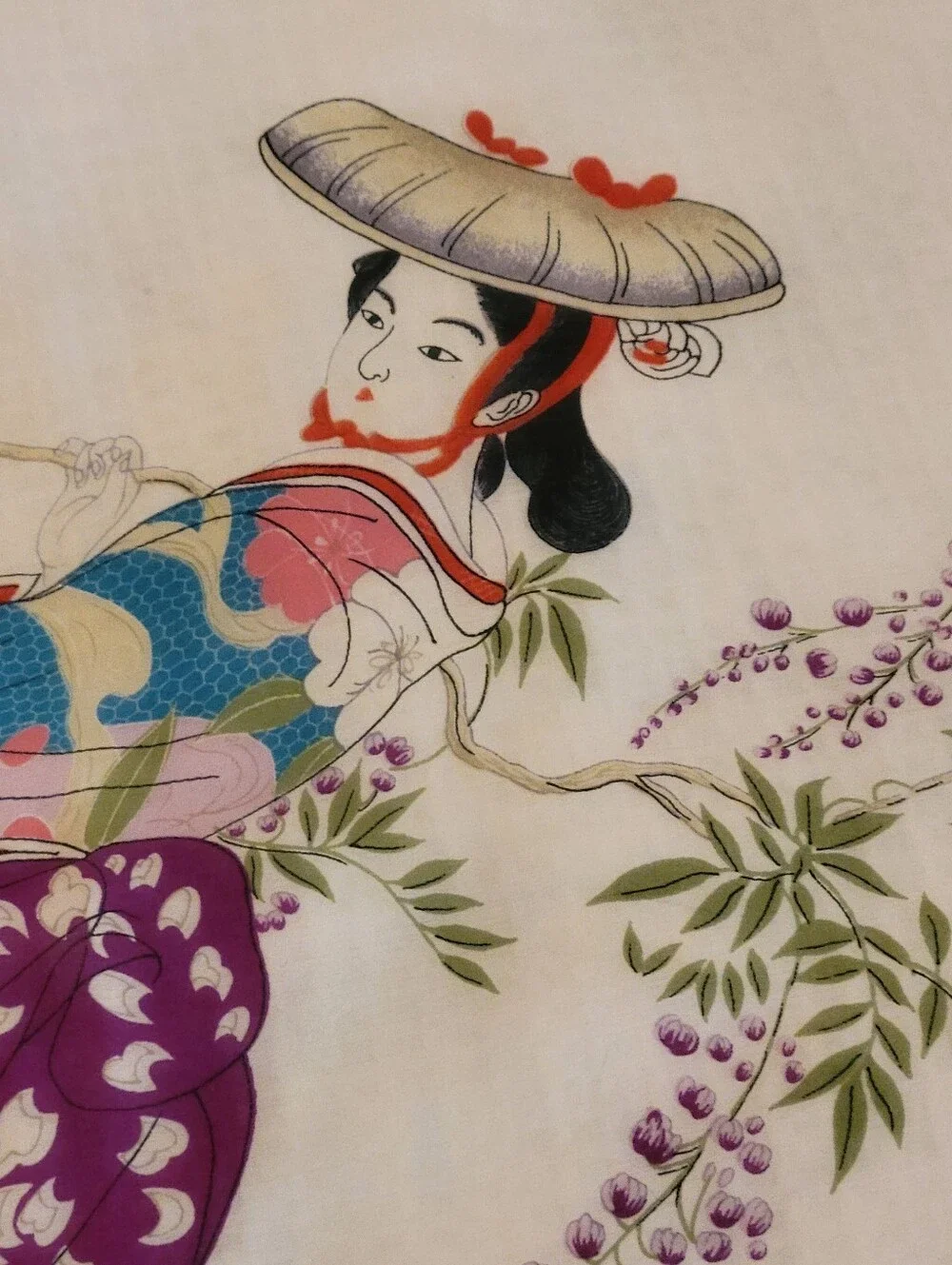 Vintage Very Delicate Silk Scarf 30